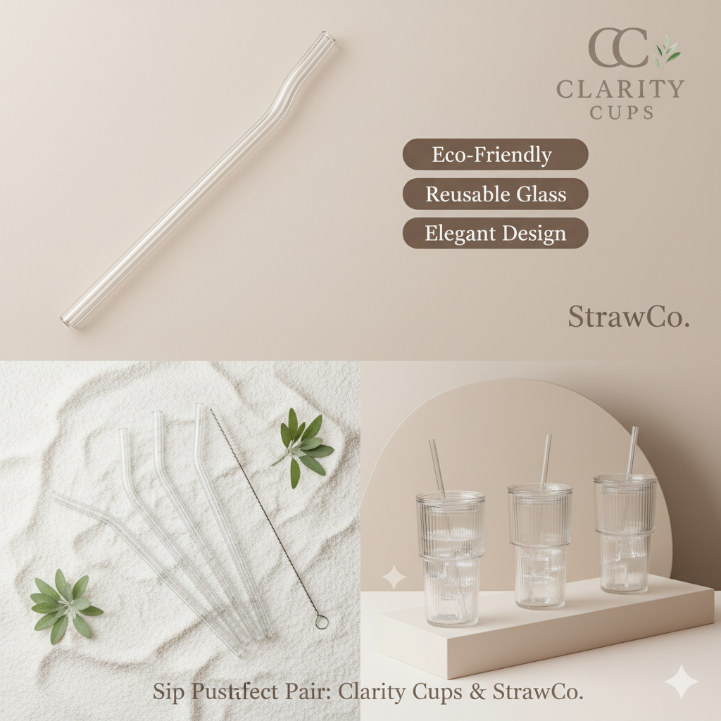 Lifetime Supply Eco Glass Straws