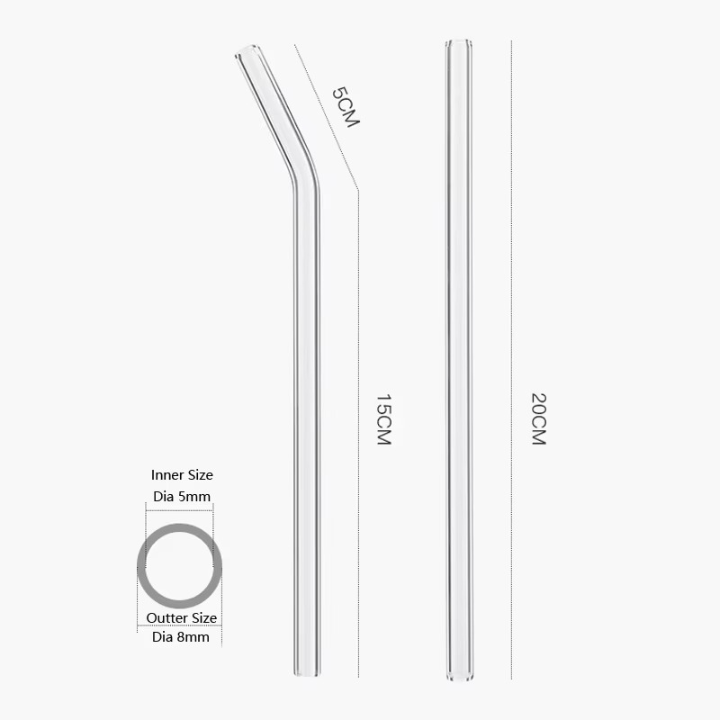 Lifetime Supply Eco Glass Straws