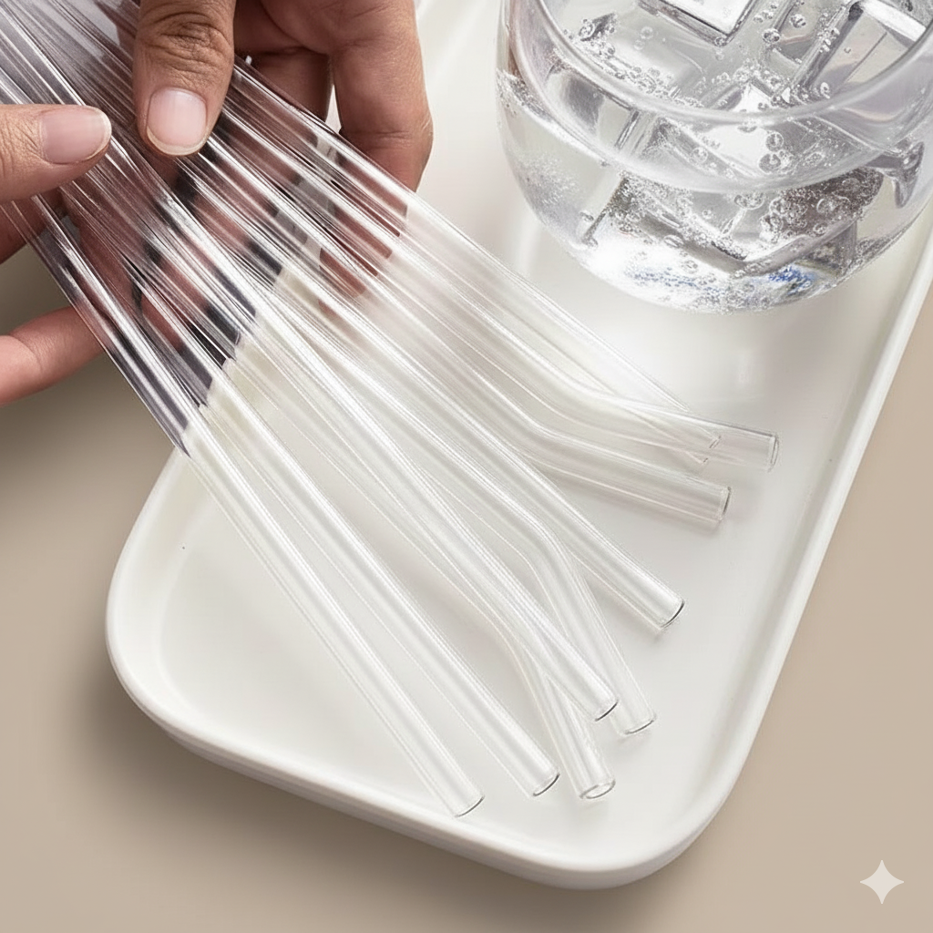 Lifetime Supply Eco Glass Straws