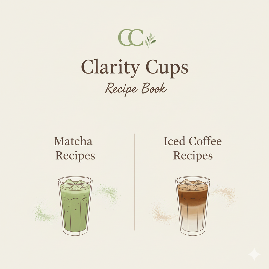 Matcha Iced Coffee Recipe Book