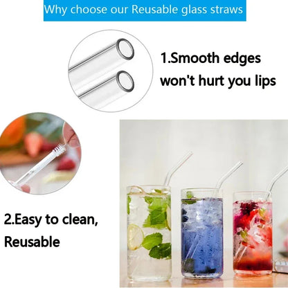 Lifetime Supply Eco Glass Straws